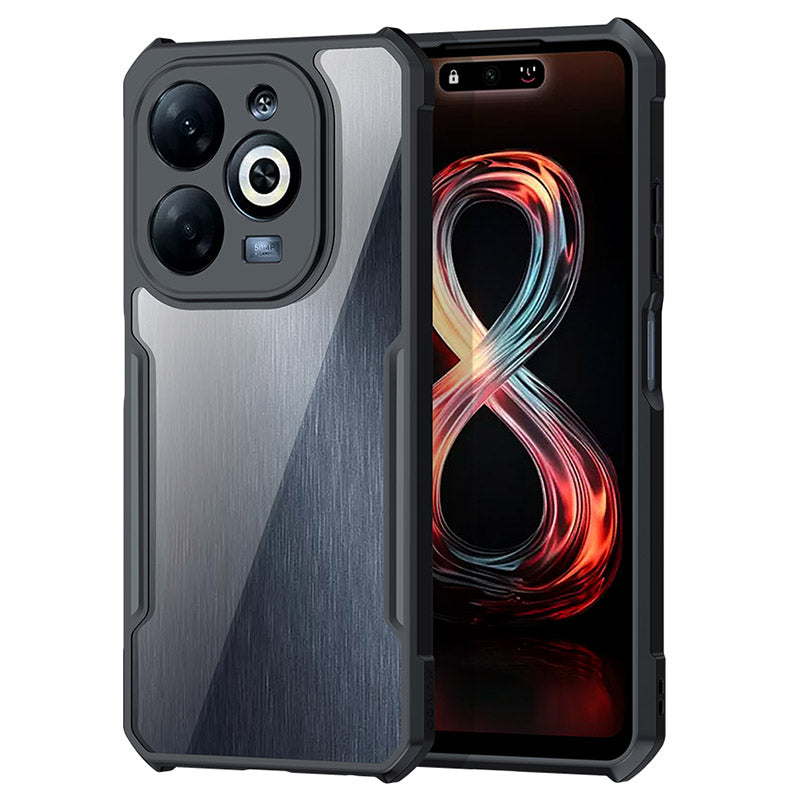 XUNDD For Transsion Infinix Smart 8 Pro 4G Phone Case Slim-Fit TPU+Acrylic Fall-proof Cover XUNDD For Transsion Infinix Smart 8 Pro 4G Phone Case Slim-Fit TPU+Acrylic Fall-proof Cover
